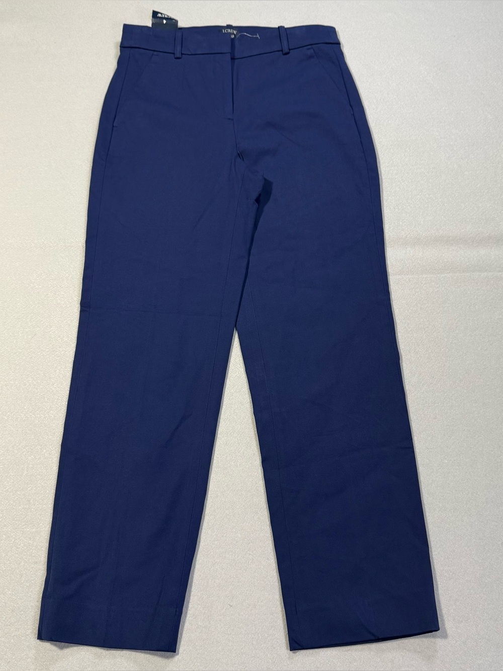 J.Crew Kallie Pant Womens Size 4 Blue Straight Leg Career Dress Pants NWT